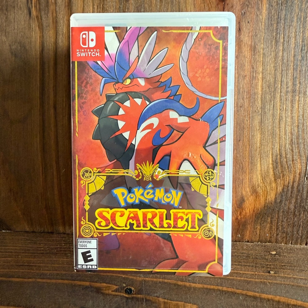 Nintendo Pokémon Scarlet Game - Red and Blue